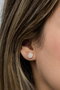 Heliophilia Silver Pendientes de Plata de Ley 925 con Baño de Oro Rosa y Circón